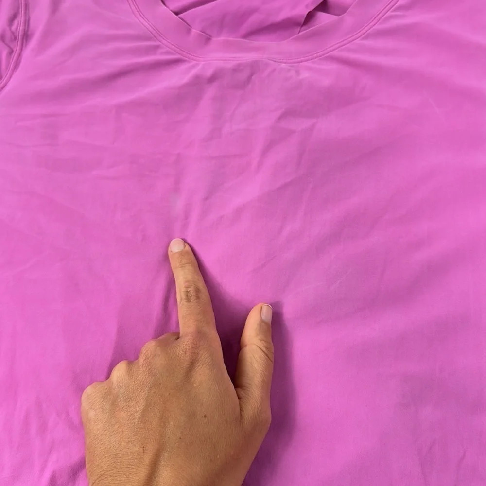 Lululemon Serve Up Some Sun Short Sleeve Sonic Pink